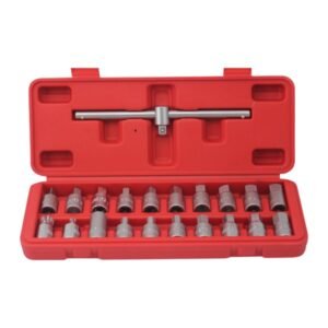 Juego de copas para tapón de aceite 21 piezas - Racing Tools CE-07