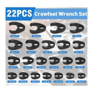 Juego de llaves crowfoot 3/8" 8-19 mm y 1/2" 21-32 mm x 22 piezas - Racing Tools CE-09
