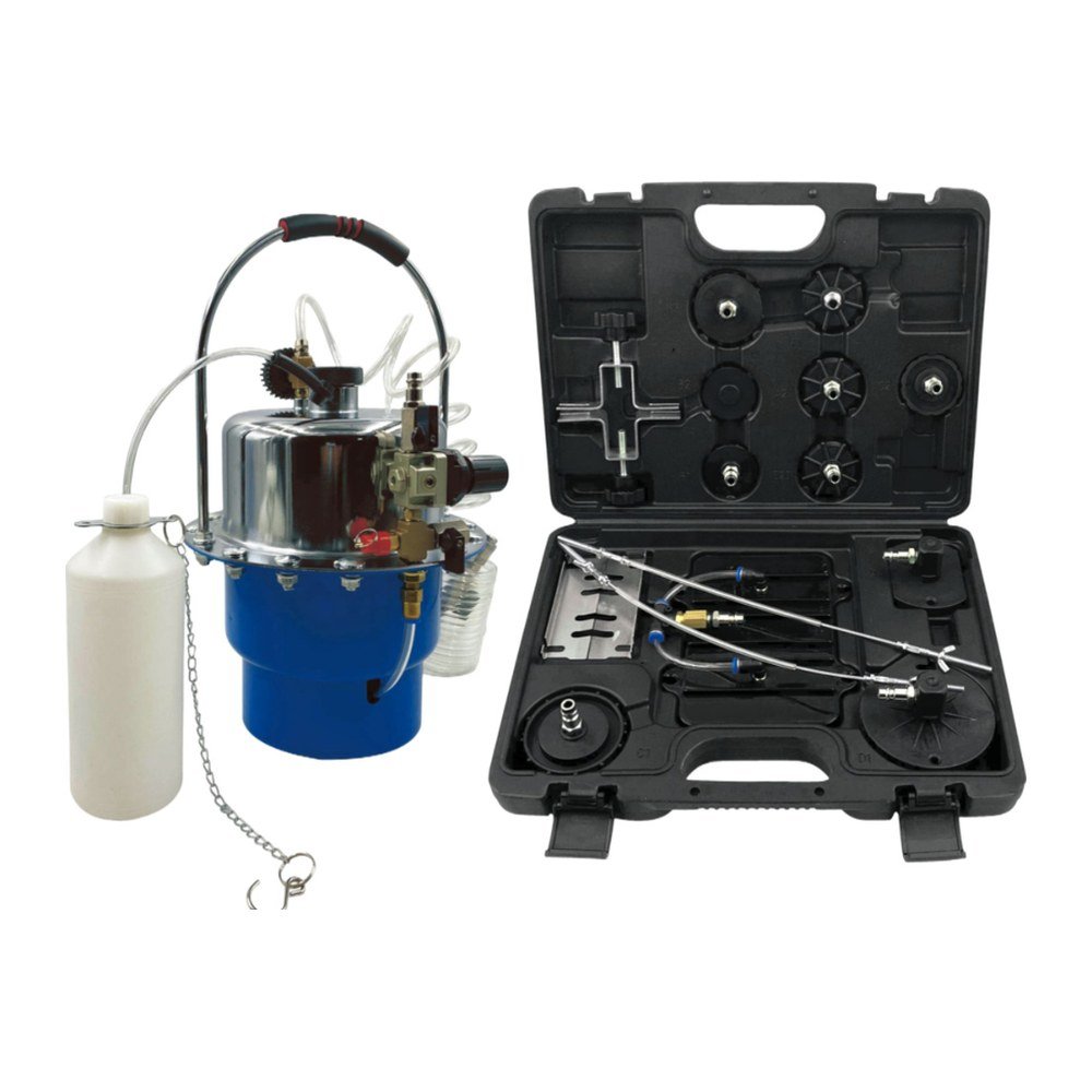 Kit neumático para purgar y llenar líquido de frenos - Racing Tools FRE-01A