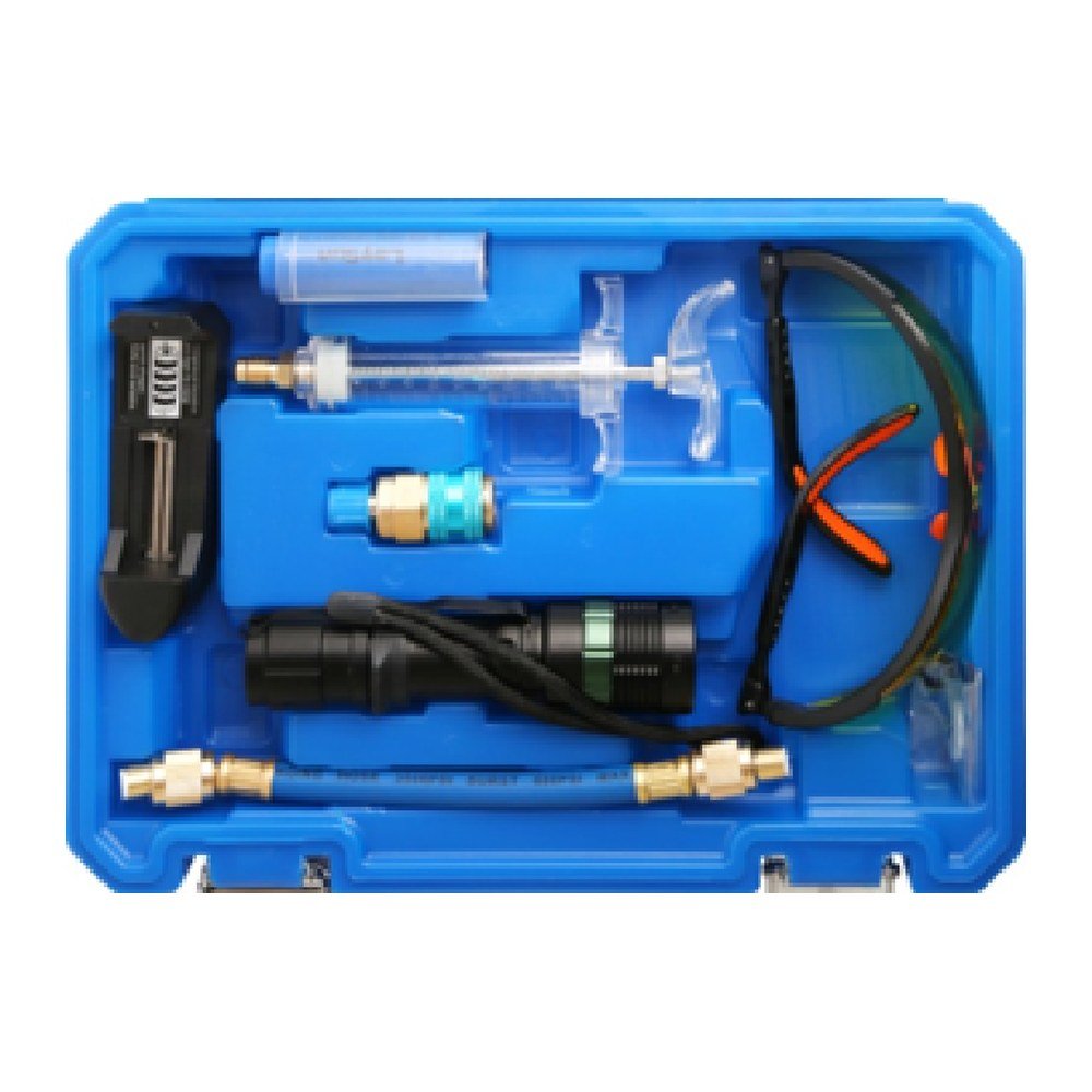 Kit detector de fugas de A/C con líquido fluorescente - Racing Tools HV-54