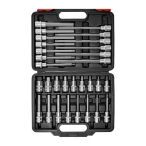 Juego de copas Bristol 1/2" cortas y largas 30 piezas - Racing Tools JC-30